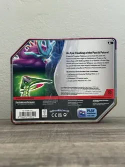 Pokemon TCG Paradox Destinies Tin Walking Wake EX W/ 5 Booster Packs Sealed - Image 2