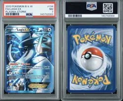 PSA 7 *NEW CERT* 2013 POKEMON B&W PLASMA STORM #134 FULL ART/LUGIA EX - Image 3