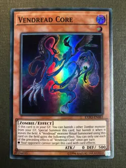 Yugioh - Vendread Core EXFO-EN083 Super Rare NM Pack Fresh! - Image 1