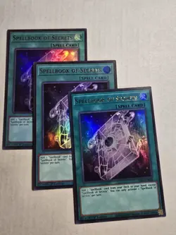 3x Spellbook of Secrets 1st Edition Ultra Rare CH02-EN032 Yu-Gi-Oh! - Image 1