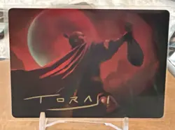MTG Art Series: Avatar: Zhao, the Moon Slayer Art Card (Gold-Stamped Signature) - Image 1