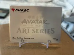 MTG Art Series: Avatar: Zhao, the Moon Slayer Art Card (Gold-Stamped Signature) - Image 2