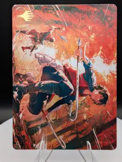 Jet, Rebel Leader Art Card (Gold-Stamped Signature Series) Avatar ATLA MTG (NM) - Image 1