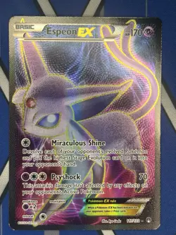 Espeon EX Full Art Holo Rare Pokemon TCG Card 117/122 Breakpoint XY - Image 1
