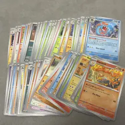 61 Cards Pokemon Destined Rivals Bulk Bundle ALL Reverse Holos Included - Image 1