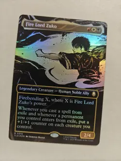 Fire Lord Zuko #0315 Borderless Scene (Foil) (TLA) Avatar The Last Airbender - Image 1