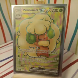 Pokemon TCG S&V White Flare Whimsicott EX 157/086 English - Image 1