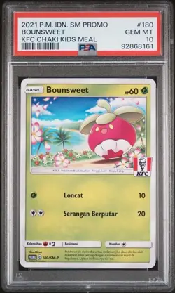 2021 POKEMON INDONESIAN PROMO KFC CHAKI MEAL PSA 10 SET - Image 3