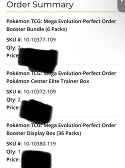 ✅(Presale) ✅2Perfect Order Pokemon Center ETBs 2 Booster Bundles & 1 Booster Box - Image 2