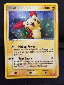 Pokemon EX Trainer Kit 2 Plusle & Minun Holo (6/12) NM - Image 1