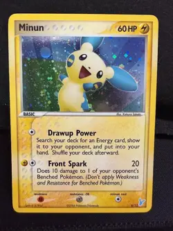 Pokemon EX Trainer Kit 2 Plusle & Minun Holo (6/12) NM - Image 3