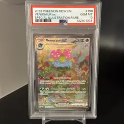2023 POKEMON MEW EN-151 SPECIAL ILLUSTRATION RARE #198 VENUSAUR EX PSA 10 - Image 2