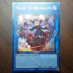 Maliss Q Red Ransom 1st Edition Collector's Rare CRBR-EN018 Yu-Gi-Oh! - Image 1