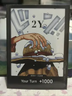 Special DON! Card 2Y DP-08 One Piece Legacy of the Master Promo Foil NM English - Image 1