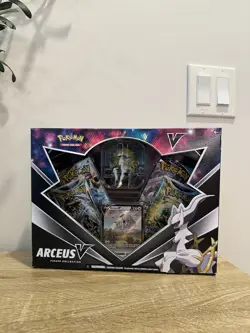 Pokemon TCG Arceus V Figure Collection Box Sealed Cosmic Eclipse Booster Pack 820650850165 - Image 1