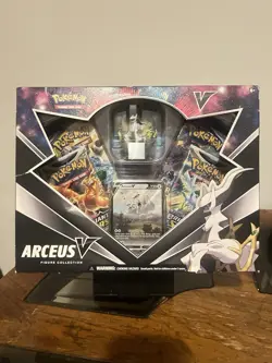 Pokemon TCG: Arceus V Figure Collection w/ Cosmic Eclipse - Factory Sealed 820650850165 - Image 1