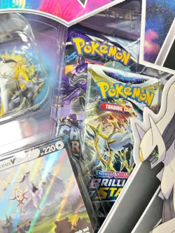 Arceus V Figure Collection w/ Cosmic Eclipse - Pokemon TCG New & Factory Sealed - Image 5