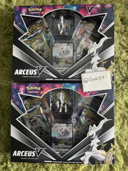 Pokemon TCG Arceus V Figure Collection Box Sealed Lot of 2 - Image 1
