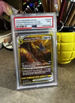 Pokemon Origin Forme Dialga VSTAR GG68/GG70 Crown Zenith PSA 9 SEE PHOTOS - Image 1