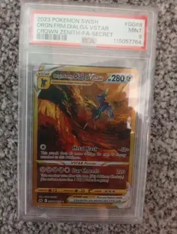 Origin Forme Dialga VSTAR GG68/GG70 PSA 9 Mint, Pokemon Gold Crown Zenith - Image 3