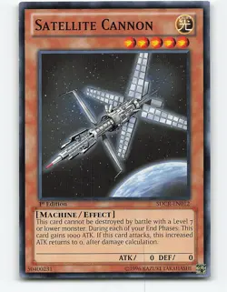 Satellite Cannon #SDCR-EN012 1st Edition Yugioh Card - Image 1