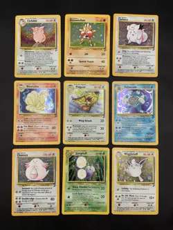 Vintage Pokemon Card Lot - Rare Holo WOTC Era Collection - Base Set 2 - MP/HP - Image 1