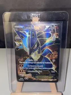 Pokemon TCG Lucario EX XY Furious Fists 107/111 Ultra Rare Full Art Holo Card - Image 2