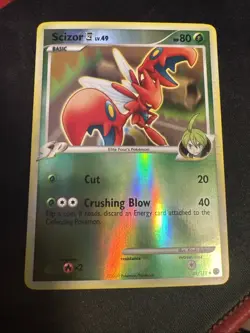 Scizor 48/111 Reverse Holo Uncommon Rising Rivals Platinum Pokemon TGC Card - Image 1