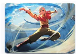 Aang, Swift Savior Art Card (Gold-Stamped) S Art Series: Avatar: 20 NM - Image 1