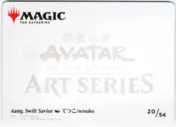 Aang, Swift Savior Art Card (Gold-Stamped) S Art Series: Avatar: 20 NM - Image 2