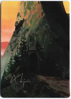 Mountain Art Card (Gold-Stamped) S Art Series: Avatar: The Last Airbender 53 NM - Image 1