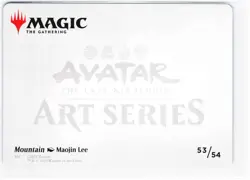 Mountain Art Card (Gold-Stamped) S Art Series: Avatar: The Last Airbender 53 NM - Image 2
