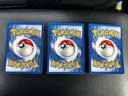 Base Set Unlimited Pokemon 3 Card Lot Holo - Zapdos - Ninetales -Nidoking All LP - Image 2