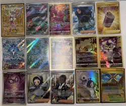 Lot Of 15 Pokemon Cards, Full Art, Promo, Trainer, Ex - Image 1