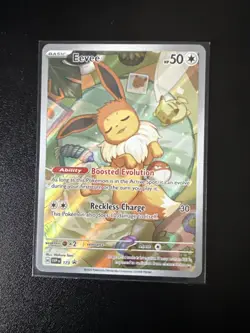 Pokemon TCG Prismatic Evolutions Eevee SVP 173, ETB Promo NM - Image 1