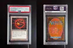MIGHTSTONE MTG Magic The Gathering Anqituities PSA 8 - Image 1