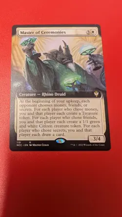 Master of Ceremonies (Extended Art) Commander Streets of New Capenna Regular MTG - Image 1