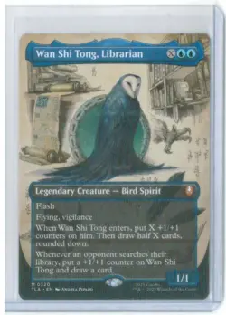Wan Shi Tong, Librarian (Borderless) #320 Mythic TLA Magic The Gathering MTG - Image 1