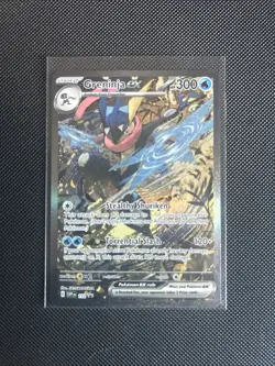 Pokemon TCG Greninja EX 132 Shrouded Fable Promo Special Illustration - Image 1
