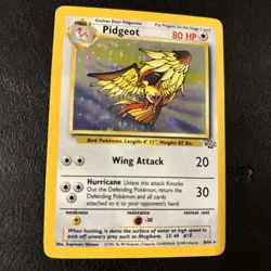 Pokemon TCG Pidgeot Holo Jungle Card 8/64 1999 Unlimited Edition - Image 1