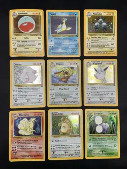 Vintage Pokemon Card Lot - Rare Holo WOTC Era Collection - Base Set 2 - MP/HP - Image 1