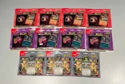 11 X Pokemon ASCENDED Heroes Tech Sticker Collection 3 & 2 Pack Blister Sealed - Image 1