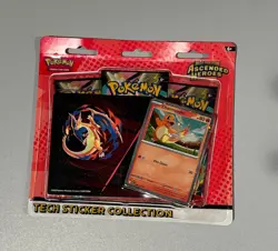 11 X Pokemon ASCENDED Heroes Tech Sticker Collection 3 & 2 Pack Blister Sealed - Image 2
