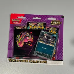 11 X Pokemon ASCENDED Heroes Tech Sticker Collection 3 & 2 Pack Blister Sealed - Image 3