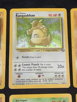 Vintage Holo Rare Pokemon TCG WOTC 1999 Base Set, Fossil, Jungle, Scyther MP/HP - Image 3