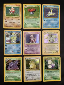 Vintage Pokemon Cards Holo Rare WOTC Lot Base Set, Jungle, Fossil - Mewtwo MP/HP - Image 1