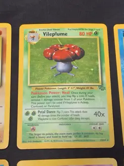 Vintage Pokemon Cards Holo Rare WOTC Lot Base Set, Jungle, Fossil - Mewtwo MP/HP - Image 3