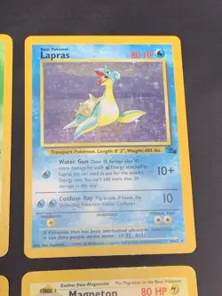 Vintage Pokemon Cards Holo Rare WOTC Lot Base Set, Jungle, Fossil - Mewtwo MP/HP - Image 4