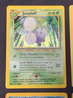 Vintage Holo Rare Pokemon Cards WOTC 1999 Base Set, Fossil, Jungle MP/HP Raichu - Image 2