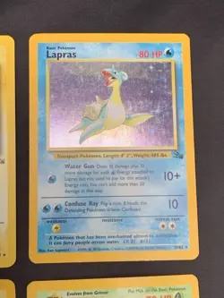 Vintage Holo Rare Pokemon Cards WOTC 1999 Base Set, Fossil, Jungle MP/HP Raichu - Image 4